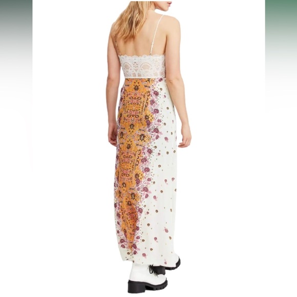 FREE PEOPLE MORNING SONG MAXI DRESS-SMALL - Picture 3 of 10